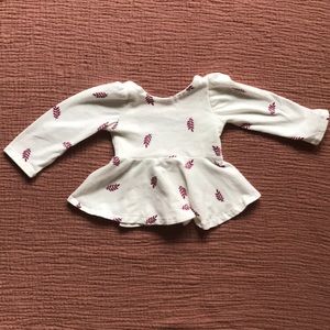 Ellie Rae peplum top